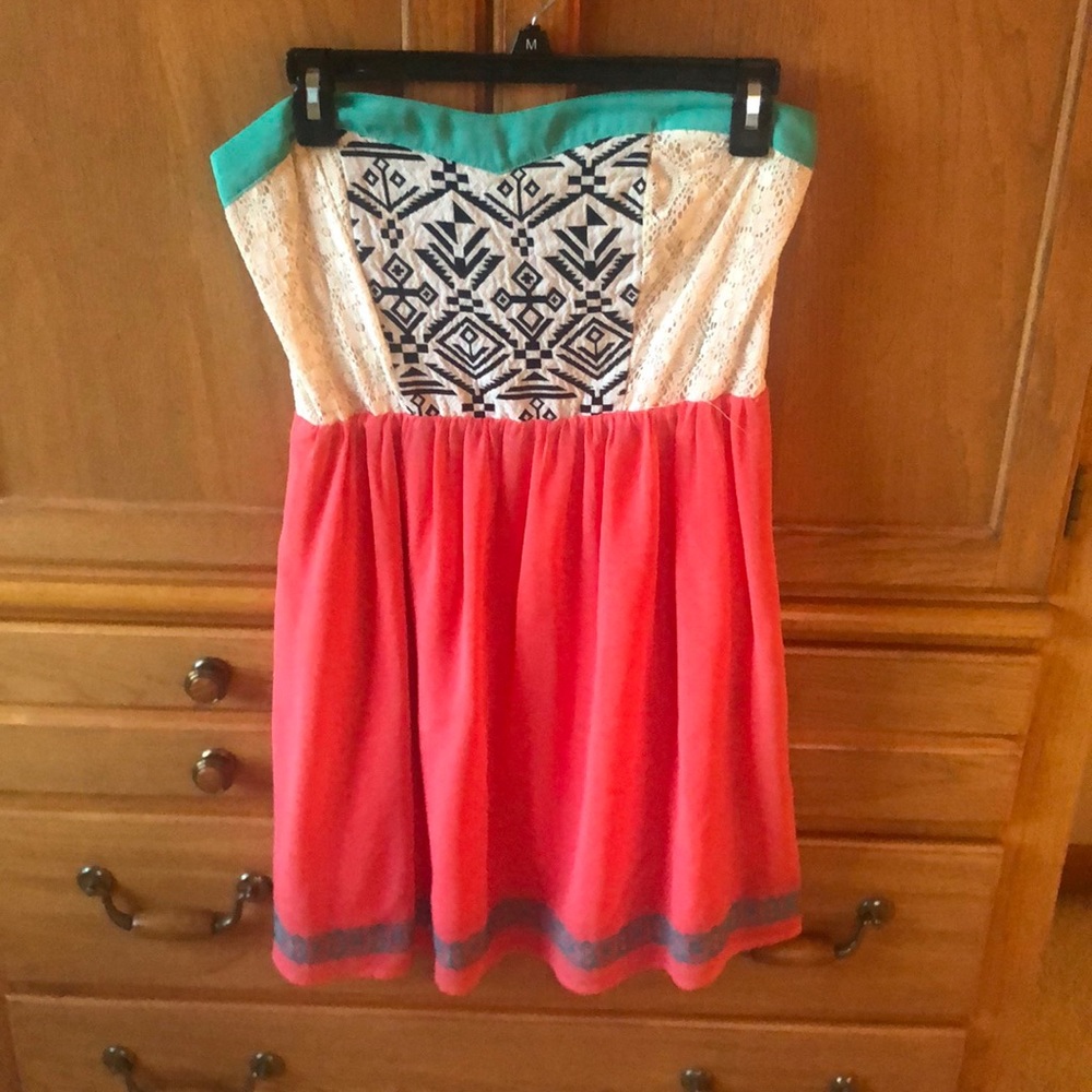 Strapless Mini Dress By Mahina